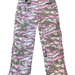 Turbine Performance Boardwear Snowboarding Pants Women's S Pink Khaki Camo